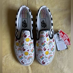 Vans x Flour Shop Classic Slip Ons